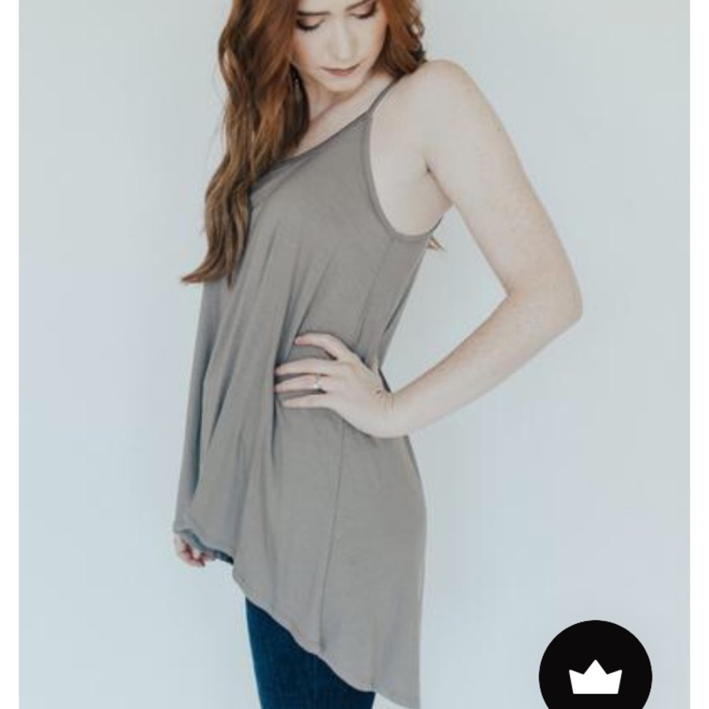 CJLA high low tank top